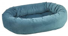 Load image into Gallery viewer, Bowsers Teal Microvelvet Donut Bed
