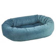 Load image into Gallery viewer, Bowsers Teal Microvelvet Donut Bed