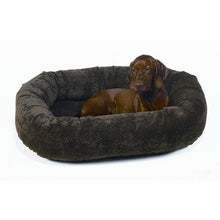 Load image into Gallery viewer, Bowsers Donut Bed, Small, Chocolate Bones