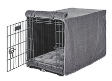 Load image into Gallery viewer, Bowsers Pumice Diamond Microvelvet Luxury Crate Cover or Crate Mattress
