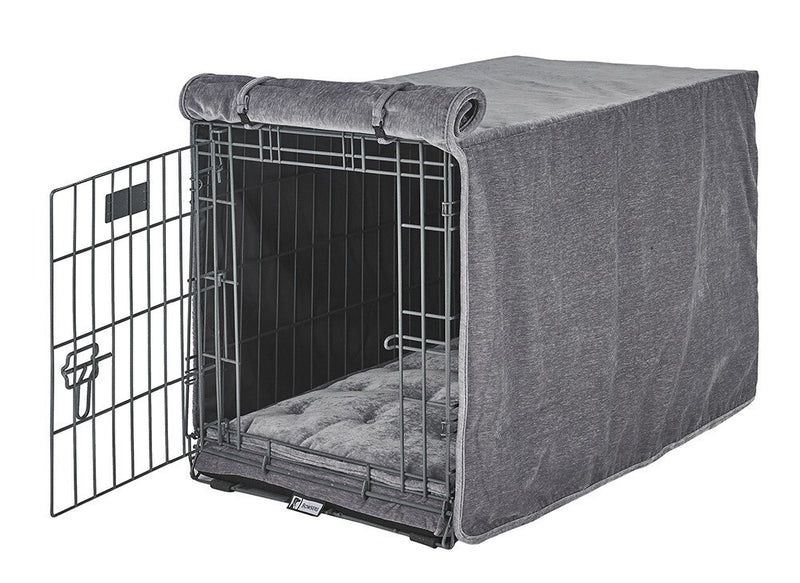 Bowsers Pumice Diamond Microvelvet Luxury Crate Cover or Crate Mattress