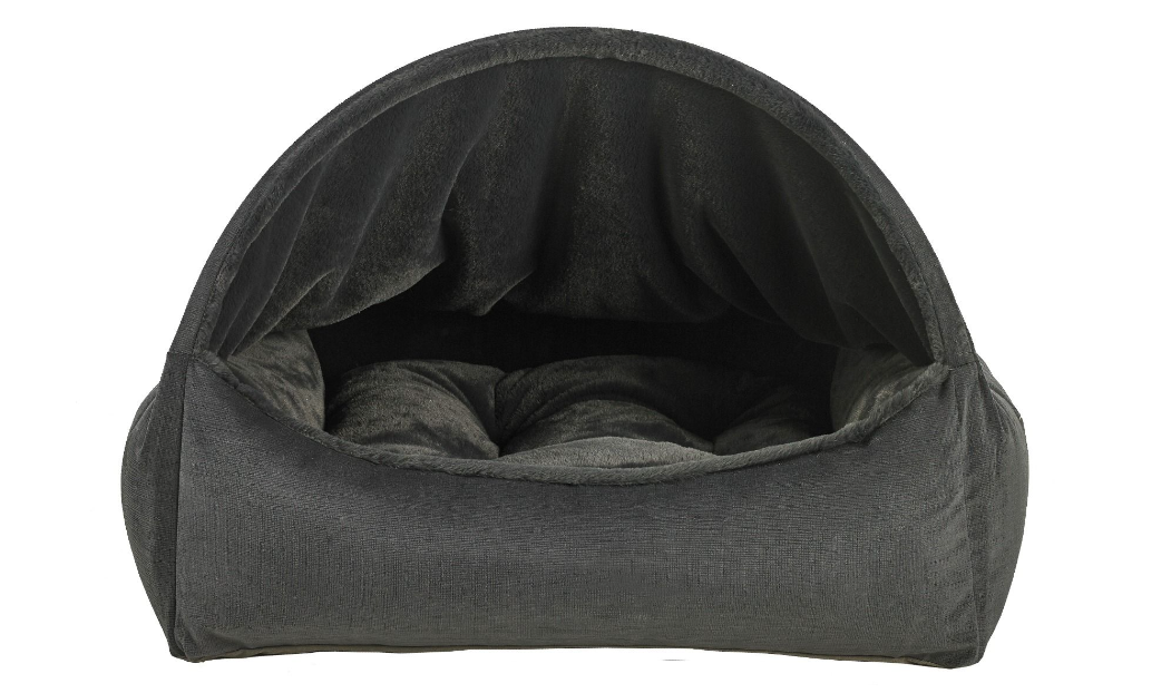Bowsers Galaxy Dream Fur Inner/Shale Microvelvet Outer Canopy Bed Open Box