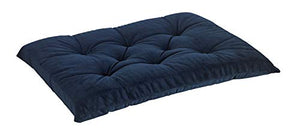 Bowsers Navy Microvelvet Tufted Cushion