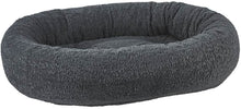 Load image into Gallery viewer, Bowsers Grey Sheep Skin Donut Bed
