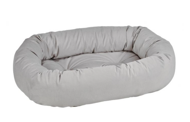 Bowsers Granite Platinum Microvelvet Donut Bed