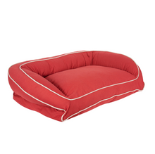 Load image into Gallery viewer, Carolina Pet Company Classic Canvas Bolster Bed with Contrast Cording - Memory Foam
