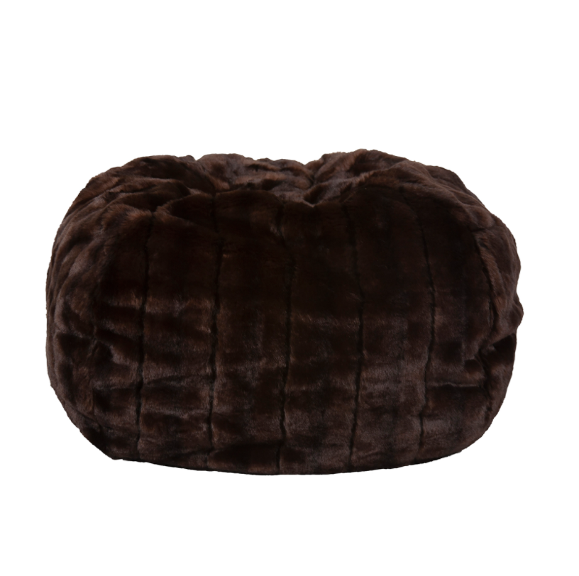 Carolina Pet Company Faux Fur Sherpa Puff Ball Brown Mink Open Box