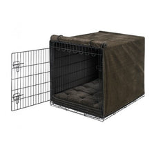 Load image into Gallery viewer, Bowsers Bones Patterned Microvelvet Crate Mat or Crate Cover
