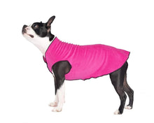 Load image into Gallery viewer, Gold Paw Stretch Fleece Fuchsia Open Box
