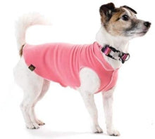 Load image into Gallery viewer, Gold Paw Stretch Fleece Fuchsia Open Box
