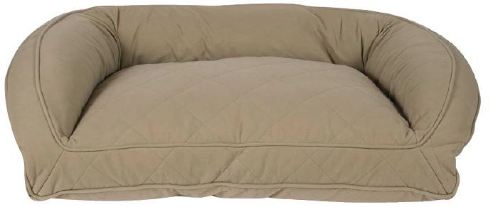 Carolina Pet Company Quilted Microfiber Bolster Bed - Poly Fill